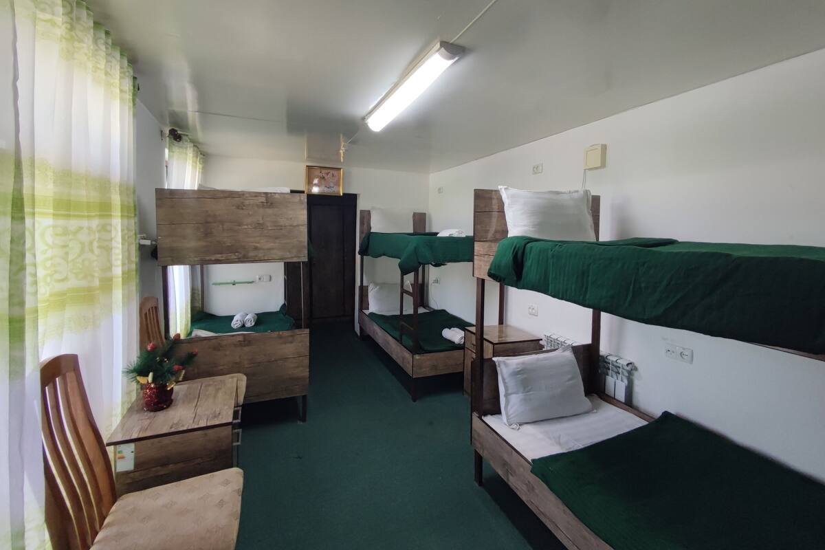 Economy Shared Dormitory | Living area | 41-cm flat-screen TV with cable channels, TV, toys