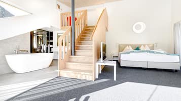 Design suite | Hypoallergeen beddengoed, een kluis op de kamer, individueel gedecoreerd