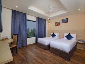 Deluxe Room, 2 Single Beds, Accessible (DELUXE TWIN) | Desk, laptop workspace, soundproofing, free WiFi - Essentia Premier Hotel Chennai OMR (Chennai)