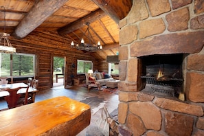 Interior - River Stone Cabin | Florida River Access, Fireplace, Deck with Grill, Trails (Durango)