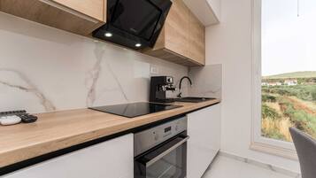 Apartment (Two Bedroom Aprtment with Terrace) | Private kitchen | Fridge