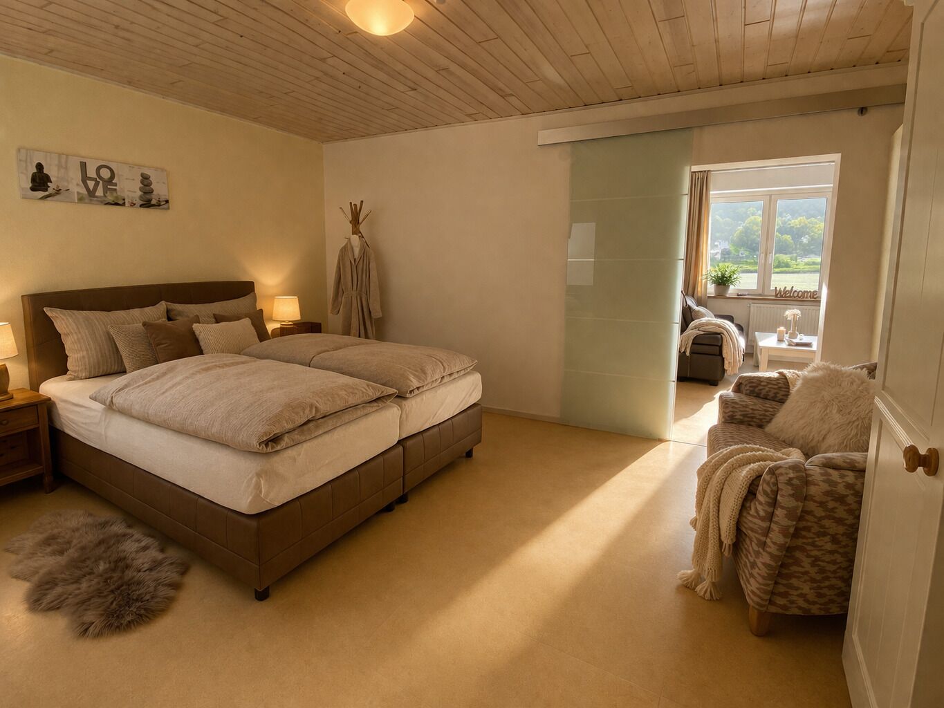 2 Schlafzimmer, Bügeleisen/Bügelbrett, kostenloses WLAN, Bettwäsche