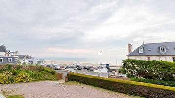 Vue sur la plage/lâocĂ©an