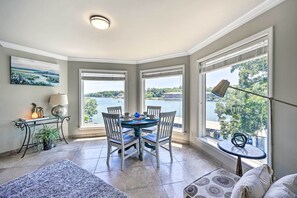 Dining Area | Lake Views | Central A/C