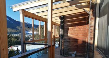 Gemütliches Ferienhaus mit Holzofen und Sauna - direkt an der Skipiste