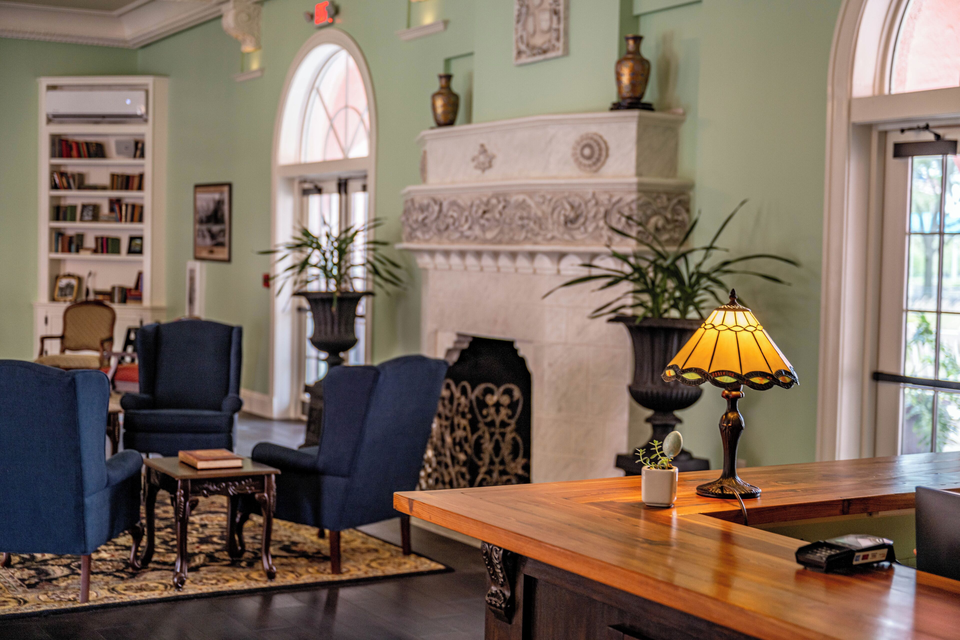 Lobby sitting area