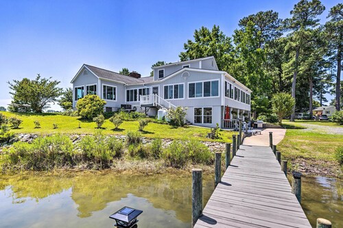 Idyllic Waterfront Home w/ Game Room & Dock