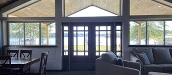 Super clean Waterfront home with private boat launch and fishing pier on site.