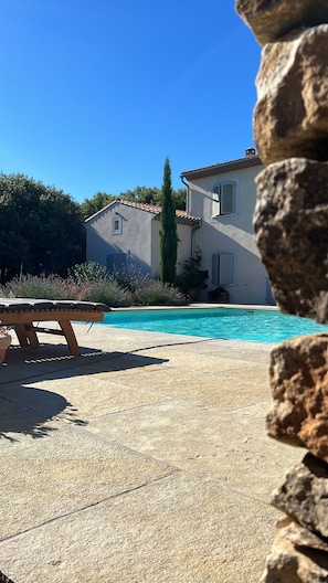 Outdoor pool, a heated pool - Truffle and Oil  (VENTENAC CABARDES)
