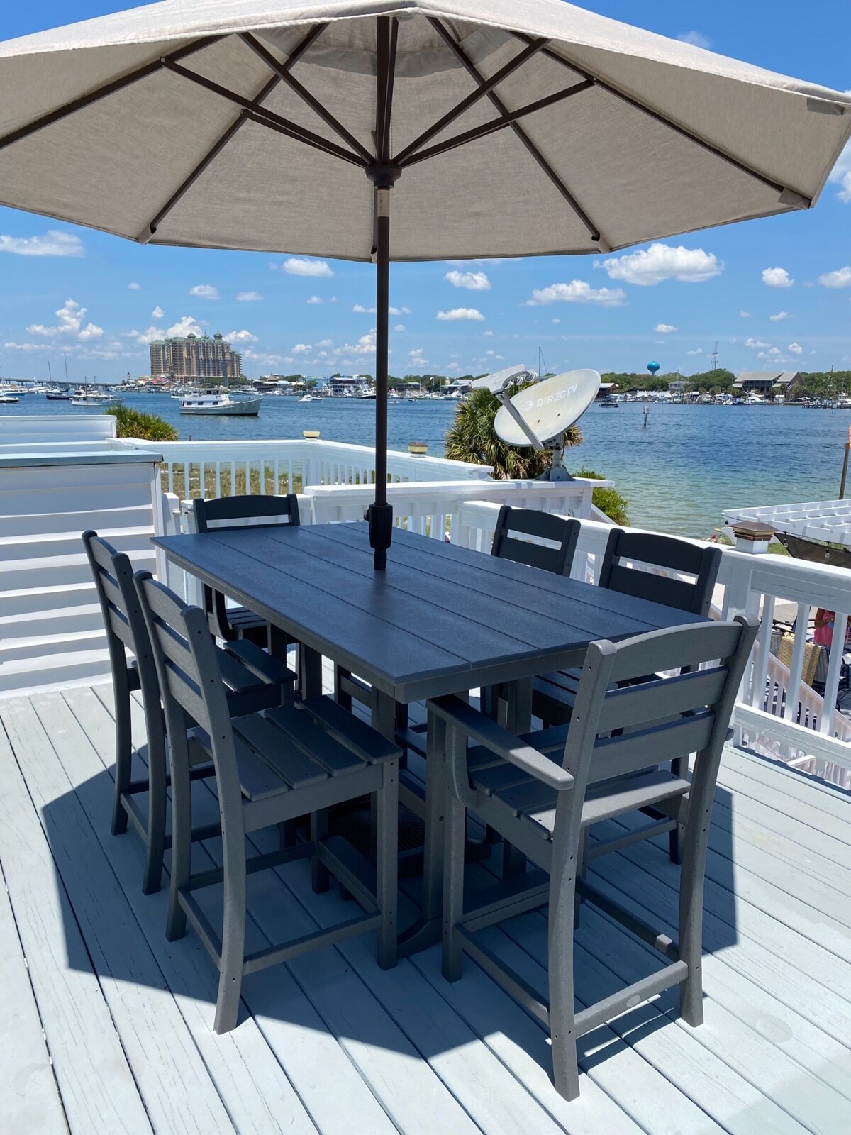 Photo 7 of Stunning views of Destin harbor, PRIVATE BOAT SLIP, walk to beach. Crab Island!
