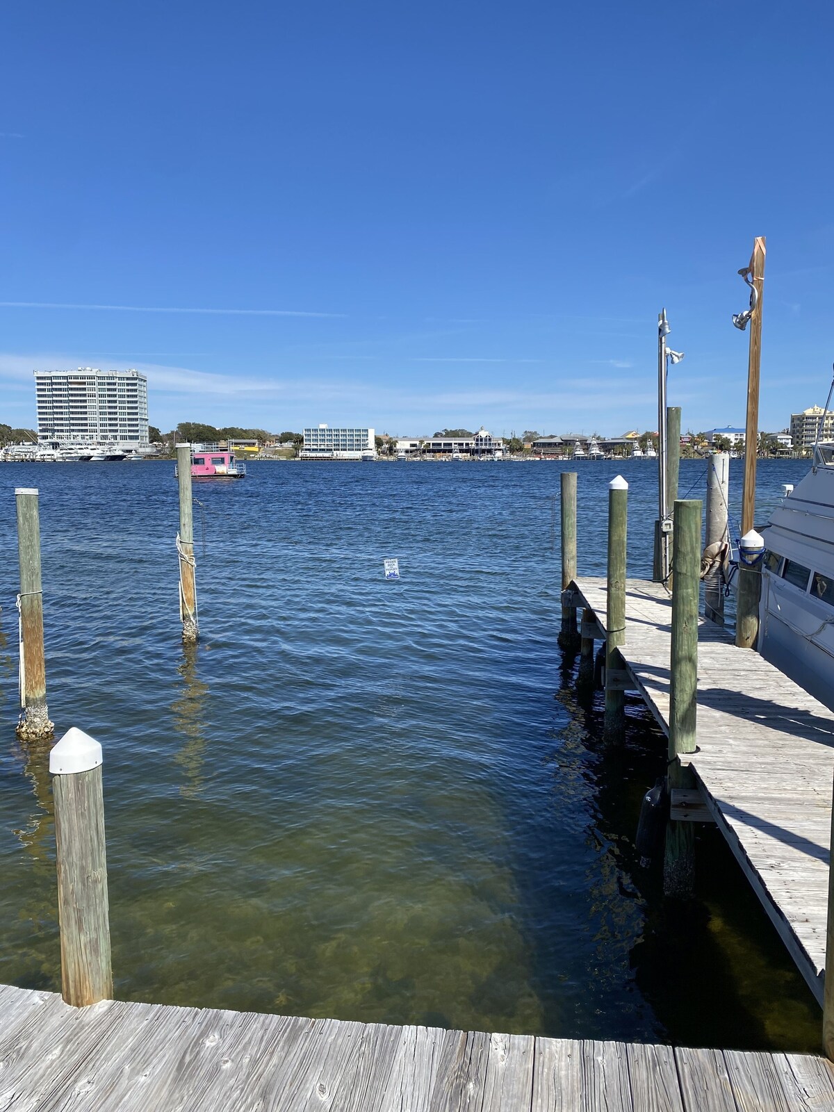 Photo 2 of Stunning views of Destin harbor, PRIVATE BOAT SLIP, walk to beach. Crab Island!