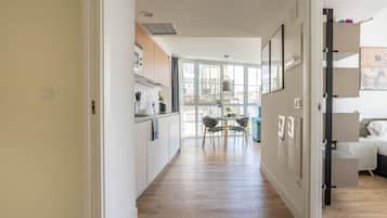 2-Bedroom Apartment - disability access | 1 bedroom, individually decorated, desk, laptop workspace