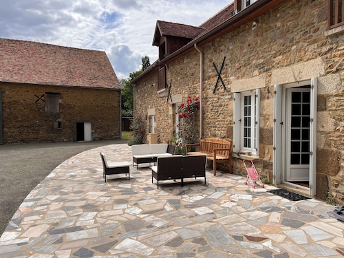 Charming house 14 pers - private pool & barn