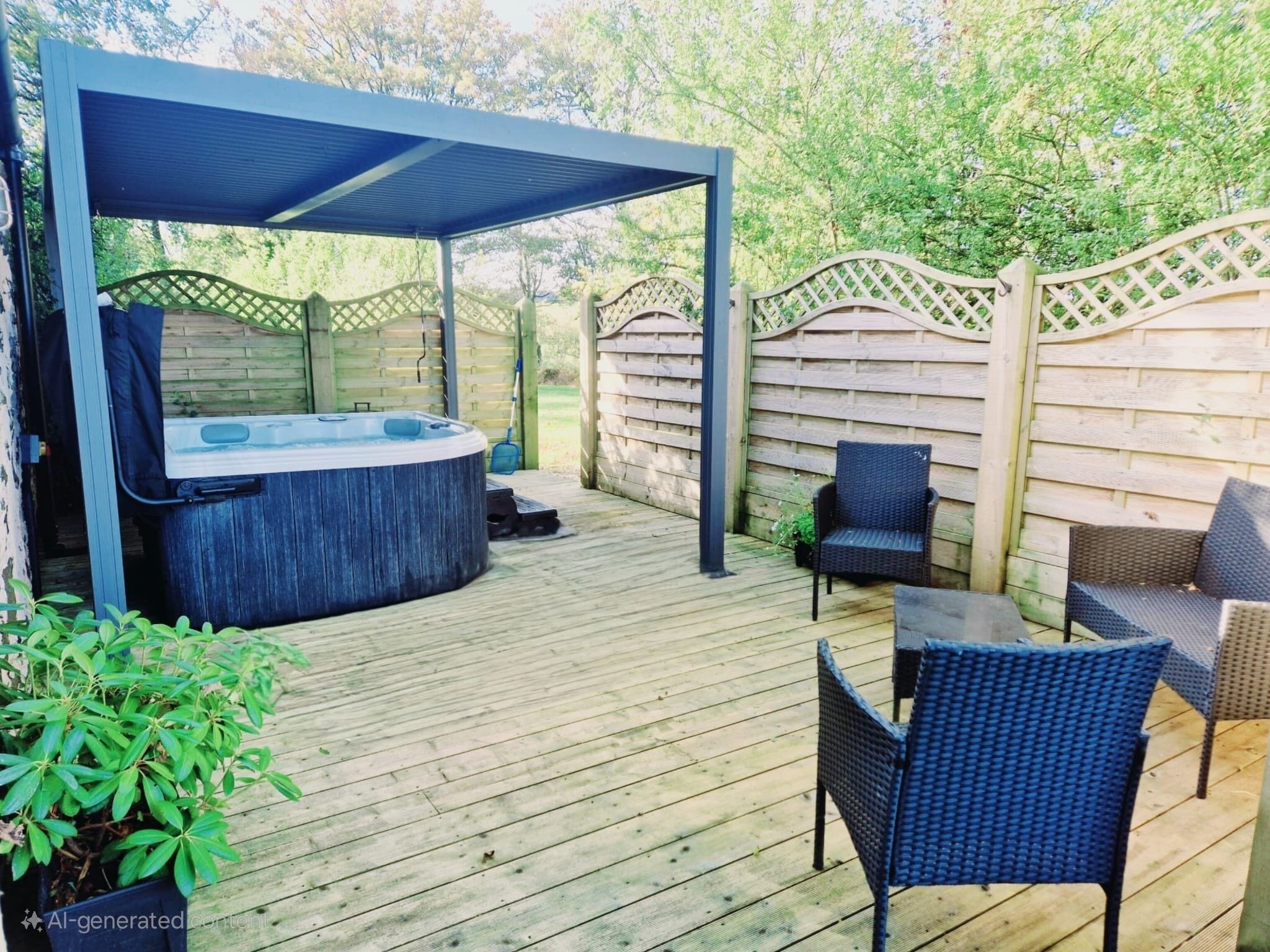 Superior Cottage, Private Bathroom | Outdoor spa tub