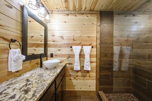 Shower, towels