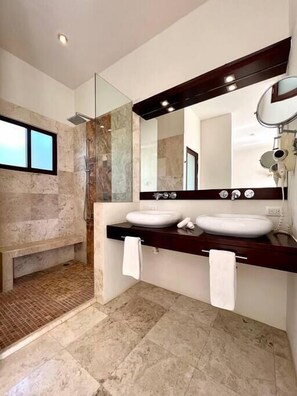 Bathtub, hair dryer