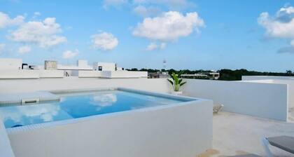 Penthouse - Private - Pool & Heated Jacuzzi & Rooftop A3022B