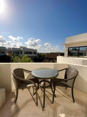 Outdoor dining - Large Penthouse Studio with Private Heated Jacuzzi C301S (Tulum)