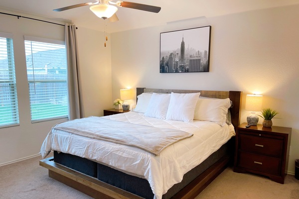 3 bedrooms, desk, iron/ironing board, free WiFi