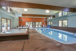 Indoor pool, a heated pool