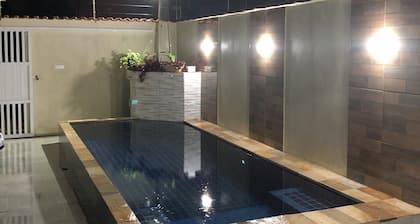 House with pool Beautiful