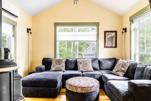 Smart TV, fireplace, printers