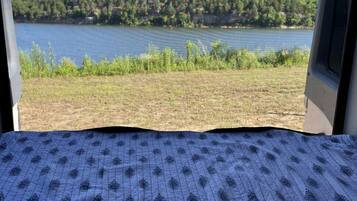 Blick von der Unterkunft