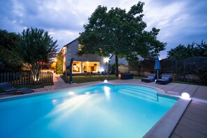 Una piscina climatizada
