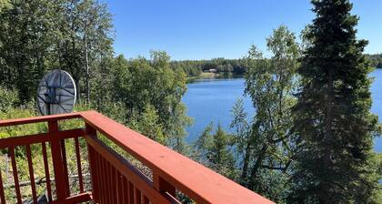 Log cabin in Kenai Alaska.