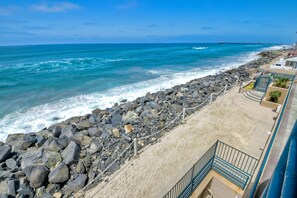 Accommodatie ligt op het strand