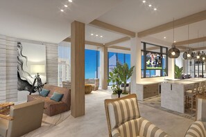 Interior - Sleek Downtown Fort Lauderdale Studio w/ W/D, Pool & Gym, by Blueground (Fort Lauderdale)