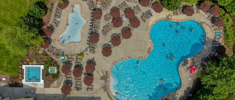 Indoor pool, a heated pool