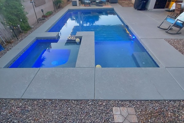 Owner's pool on premises