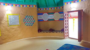 Deluxe Double Room | Hypo-allergenic bedding, individually decorated, desk, soundproofing - Mahefeel E Rann Resort (Bhuj)