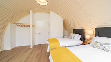 Desk, iron/ironing board, travel cot, free WiFi