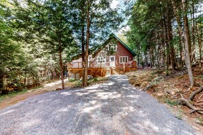 Exterior - Lakefront home on Long Pond with private dock, firepit & woodstove- dog-friendly (Rome)