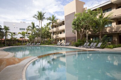 Beachfront Condo in San Pancho with Pool + Hot Tub ~ Oceanview ~ Steps to Beach