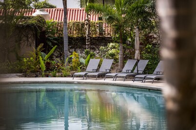 Beachfront Condo in San Pancho with Pool + Hot Tub ~ Oceanview ~ Steps to Beach