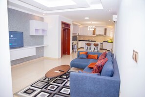 Appartement Exécutif, 2 chambres | Coin séjour