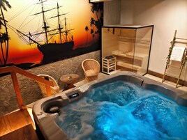 Salas para tratamentos a dois, massagens