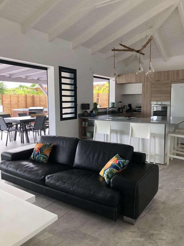 Living area - T4 Sainte Anne - Fonds Thezan (Sainte-Anne)