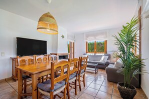 Télévision, cheminée