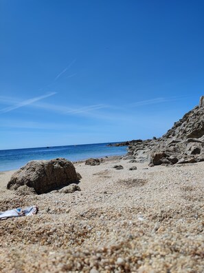 On the beach