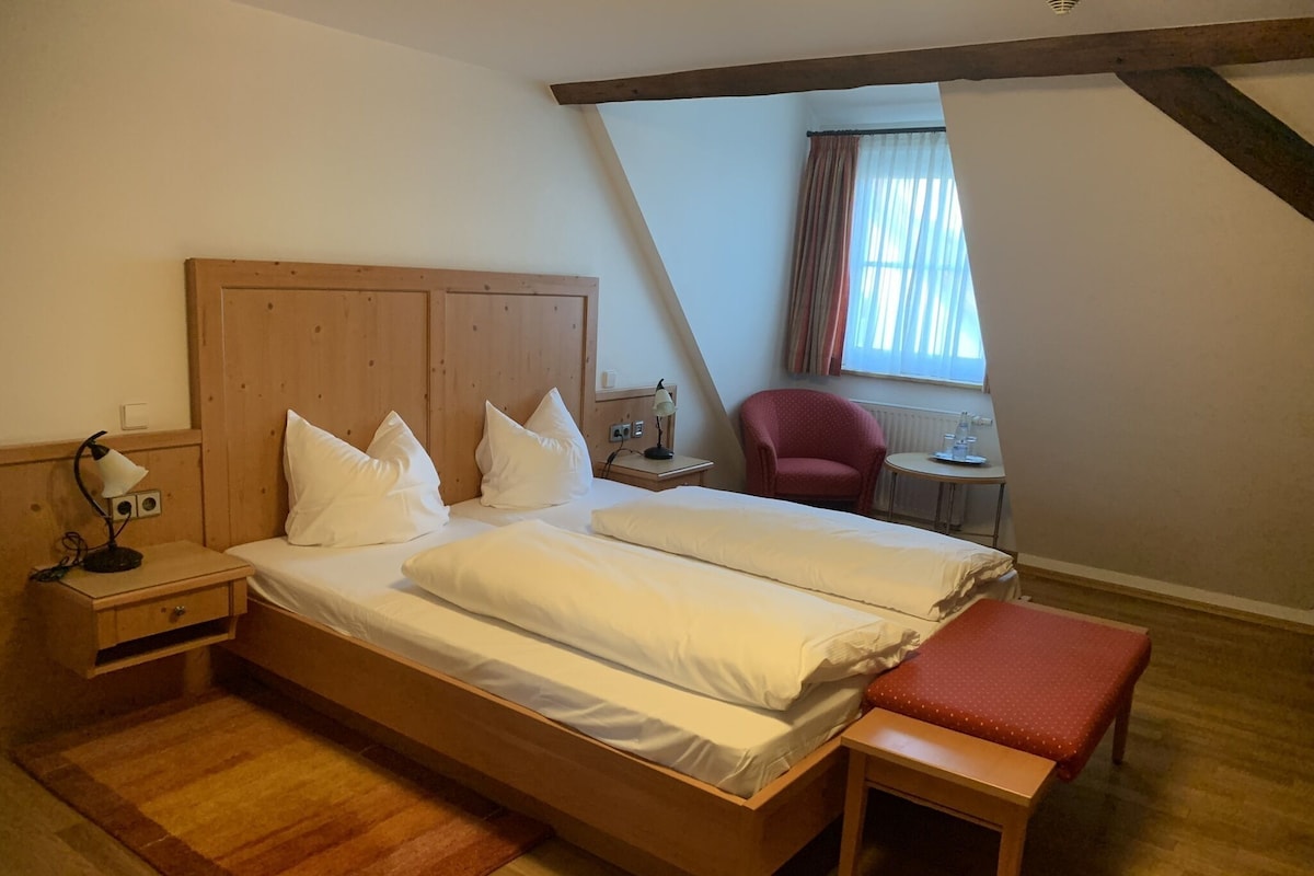 Minibar, desk, laptop workspace, soundproofing