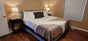 4 bedrooms, iron/ironing board, travel crib, WiFi