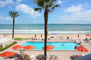 Et oppvarmet basseng