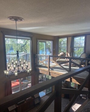 Blick von der Unterkunft