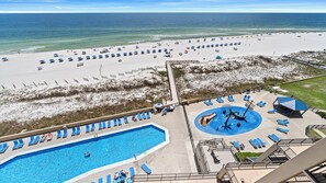 Indoor pool - Snowbird Availability!  Beachfront 3BR!!  Splash Pad (Orange Beach)