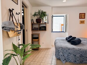 1 Schlafzimmer, Reisekinderbett, kostenloses WLAN, Bettwäsche