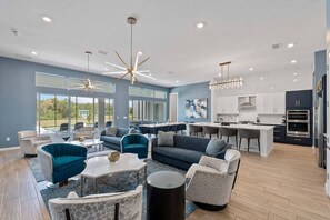 Interior - Stunning Villa w/ Speakeasy Lounge, Water Ride BR, Arcade & Theater - Near Parks (Davenport)